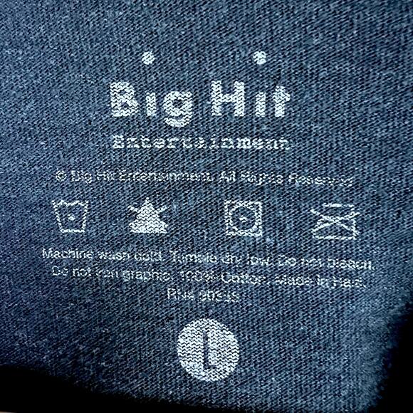 BTS Speak Yourself K-Pop Black Big Hit Entertainment T-Shirt - Size L - Picture 3 of 4